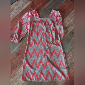 Mint and Coral Dress